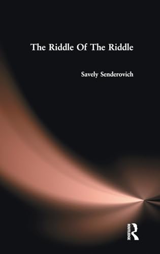 Stock image for The Riddle of the Riddle for sale by Midtown Scholar Bookstore