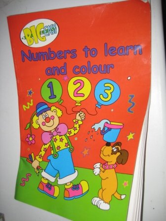 Stock image for Big and Easy Numbers to Learn and Colour Book for sale by MusicMagpie