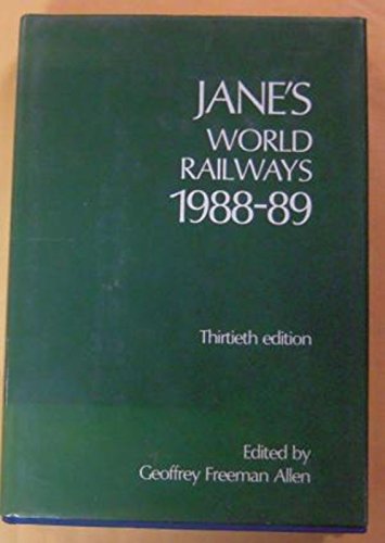 Beispielbild fr Jane's World Railways 1988-89 zum Verkauf von All Lost Books