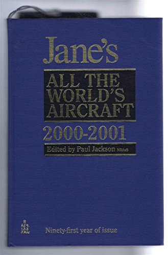 Stock image for Jane's All the World's Aircraft: 2000-2001 for sale by Front Cover Books