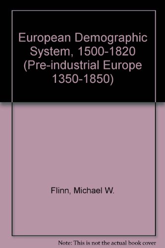 9780710800589: European Demographic System, 1500-1820 (Pre-industrial Europe 1350-1850)