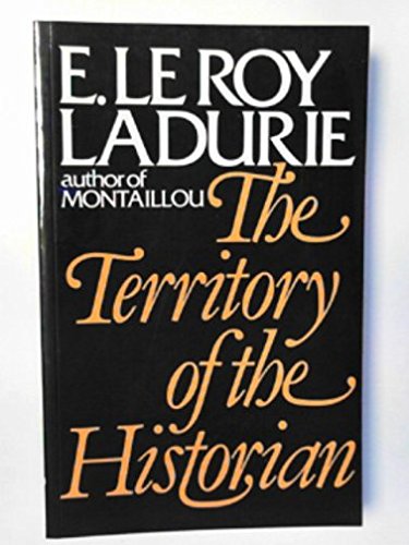 Stock image for The Territory of the Historian for sale by Concordia Books