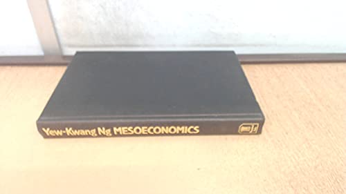 Stock image for Mesoeconomics a Micro-Macro Analysis for sale by Webbooks, Wigtown