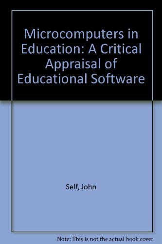 9780710809360: Microcomputers in Education: A Critical Evaluation of Educational Software
