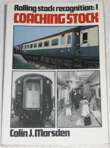Stock image for Coaching stock (Rolling stock recognition) for sale by Discover Books