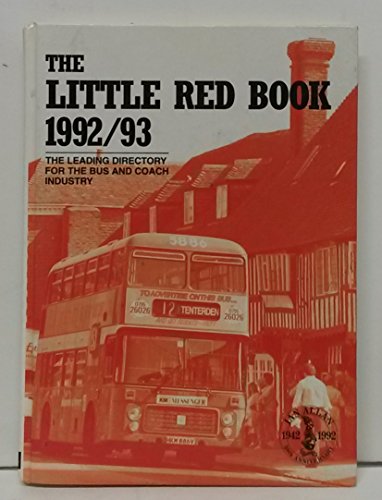 Road Passenger Transport Directory The Little Red Book 1992-93