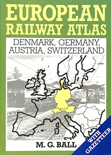 Stock image for Denmark, Germany, Austria and Switzerland (European Railway Atlas) for sale by WorldofBooks