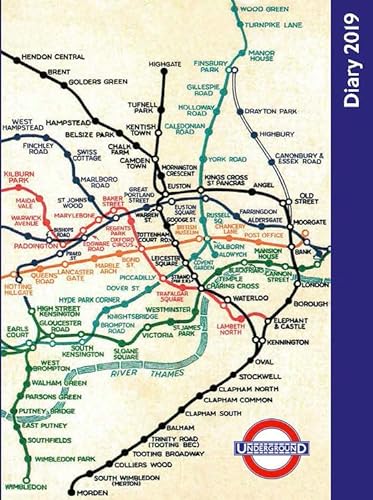 Imagen de archivo de London Underground Desk Diary 2019 a la venta por WorldofBooks