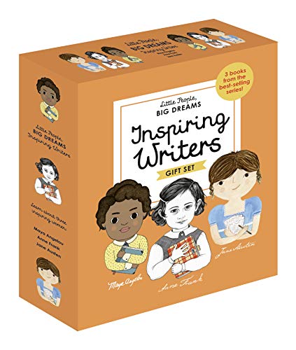 Stock image for Little People, BIG DREAMS: Inspiring Writers: 3 books from the best-selling series! Maya Angelou - Anne Frank - Jane Austen for sale by Goodwill of Colorado