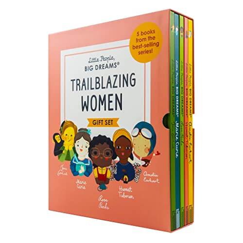 Stock image for Little People, Big Dreams Trailblazing Women 5 Books Gift Set (Amelia Earhart, Marie Curie, Rosa Parks, Harriet Tubman, Jane Goodall) for sale by WorldofBooks