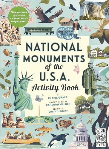 9780711287747: National Monuments of the USA Activity Book: With More Than 25 Activities, A Fold-out Poster, and 30 Stickers! (Americana)