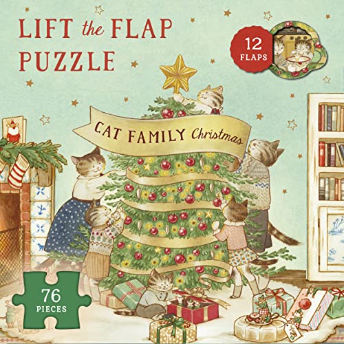 Stock image for Cat Family Christmas Lift-the-Flap Puzzle: Count down to Christmas: 12 flaps: 76 pieces (Volume 2) for sale by WorldofBooks