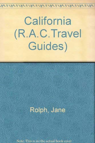Beispielbild fr USA California (Rac Travel Guides) zum Verkauf von WorldofBooks