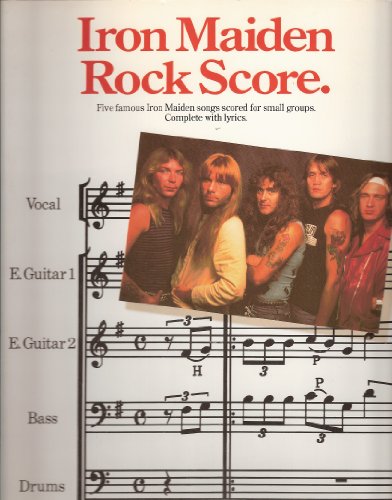 Imagen de archivo de Iron Maiden rock score: [five famous Iron Maiden songs scored for small groups] a la venta por VILLEGAS