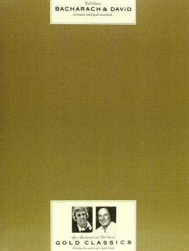 Imagen de archivo de Bacharach and David (Gold Classics) a la venta por medimops