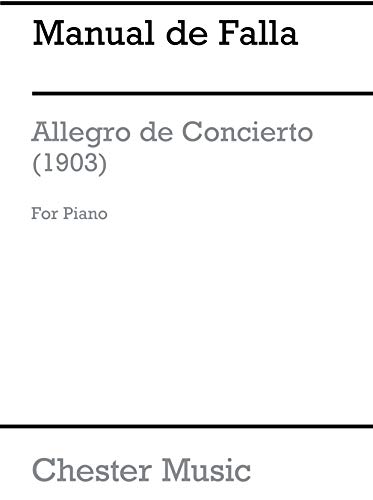 Stock image for Manuel Allegro De Concierto Piano Solo for sale by Livre et Partition en Stock