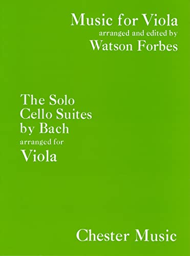 9780711920330: J.s. bach: the solo cello suites (viola) (Music for Viola)