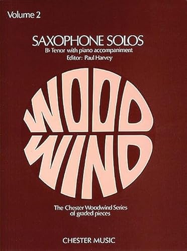 Saxophone Solos Volume 2 Bb Tenor with Piano Accompaniment