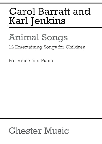 Imagen de archivo de BARRATT: ANIMAL SONGS PIANO, VOIX, GUITARE a la venta por MusicMagpie