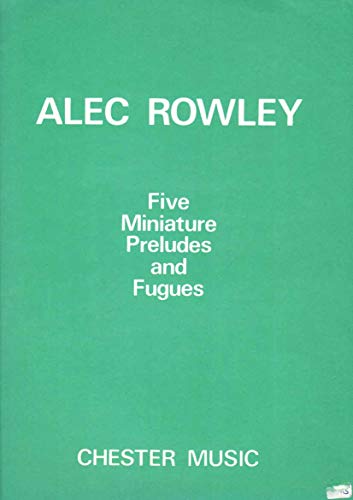 9780711928091: Five miniature preludes and fugues piano: For Piano