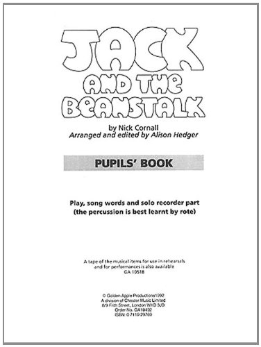 Imagen de archivo de Nick Cornall: Jack And The Beanstalk (Pupil's Book) (Script) a la venta por Revaluation Books