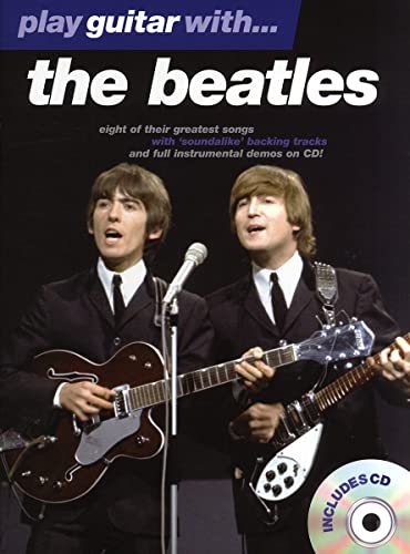 Imagen de archivo de Play Guitar With. The Beatles (Guitar Tab, with chord symbols / Backing Tracks) a la venta por Revaluation Books