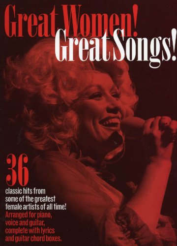 Beispielbild fr Great Women Great Songs. Songbuch zum Verkauf von medimops