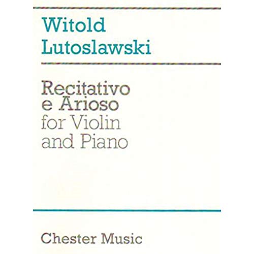 9780711935174: Recitativo e arioso --- Violon/Piano