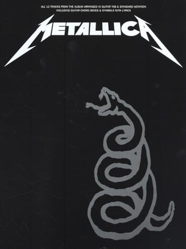 9780711936256: Partition : Metallica Black Book Guitar Vocal Tab