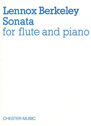 Beispielbild fr Sonata for Flute and Piano Op.97 Berkeley, Lennox zum Verkauf von Langdon eTraders