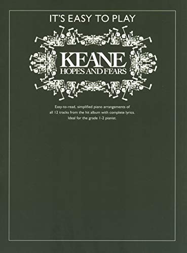 Stock image for Keane": Hopes and Fears (It's Easy to Play) for sale by Greener Books