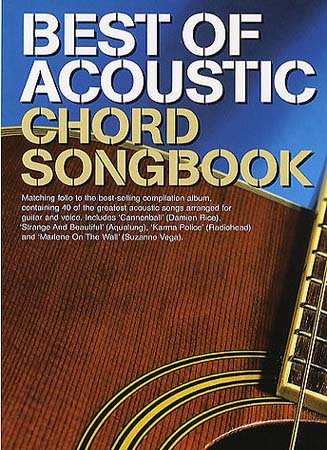 Stock image for Best of Acoustic: Guitar Chord Songbook for sale by WorldofBooks