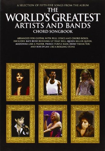 Imagen de archivo de The World's Greatest Artists and Bands Chord Songbook a la venta por WorldofBooks