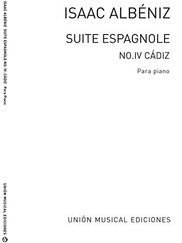 Stock image for Albeniz : Cadiz Cancion No.4 De Suite Espanola Op.47 for sale by GreatBookPrices