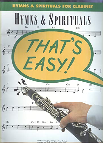 9780711942868: Hymns and Spirituals for Clarinet (That's Easy Series)