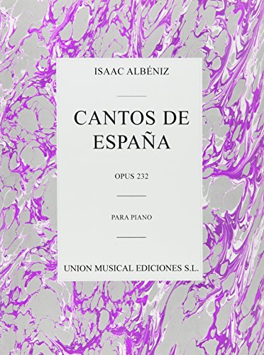 Stock image for ALBENIZ CANTOS DE ESPANA OP232 PF PIANO by Isaac Albeniz (2004) Paperback for sale by GF Books, Inc.