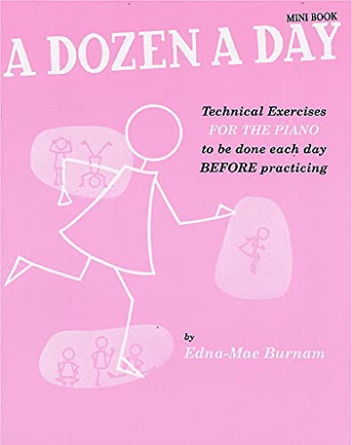 Beispielbild fr A Dozen A Day Mini Book: Technical Exercises for the Piano to be done each day before practicing (Pink edition) zum Verkauf von WorldofBooks