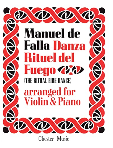 9780711960237: De falla: ritual fire dance from el amor brujo - for violin and piano