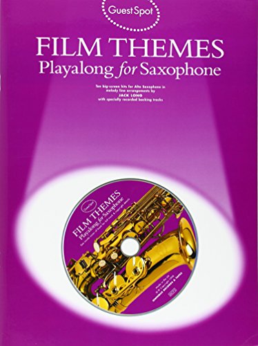 9780711962576: Guest Spot- FIlm Themes for Playalong for Saxophone: Film Themes Playalong For Saxophone