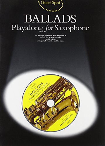 Guest Spot: Ballads Playalong for Saxophone +CD