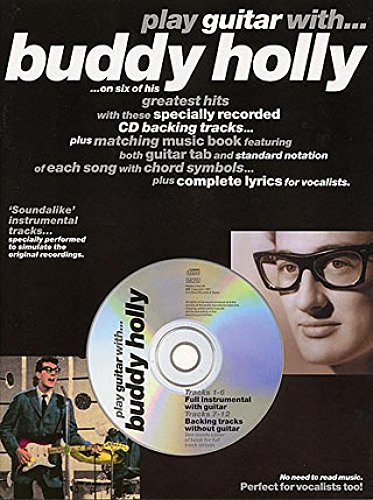 Beispielbild fr Play Guitar with Buddy Holly-Guitar Tab-Music book with Cd backing tracks zum Verkauf von WorldofBooks