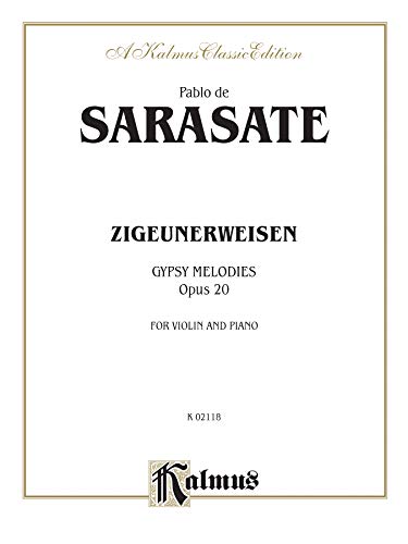 Zigeunerweisen (Gypsy Melodies), Op. 20 (Kalmus Edition) (9780711979048) by [???]