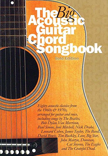 Stock image for The Big Acoustic Guitar Chord Songbook Gold for sale by Better World Books Ltd