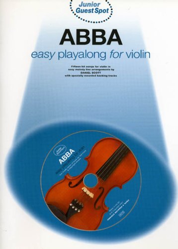 Stock image for JUNIOR GUEST SPOT ABBA EASY PLAYALONG (VIOLIN) VLN BOOK/CD for sale by WorldofBooks