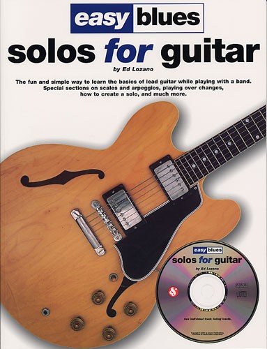 9780711989801: Easy blues solos for guitar guitare+cd: The Fun and Simple Way to Learn the Basics of Lead Guitar While Playing with a Band