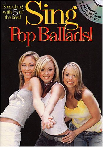 Imagen de archivo de Sing Pop Ballads! BK/CD a la venta por Y-Not-Books