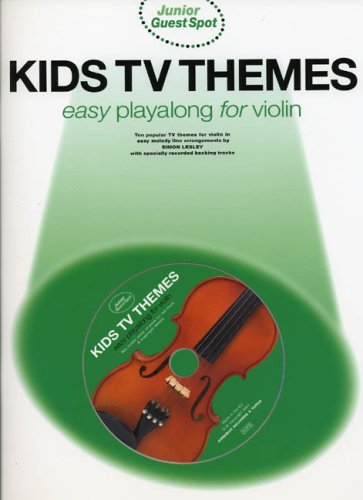 Beispielbild fr Kids TV Themes: Junior Guest Spot for Violin: (Book & CD) zum Verkauf von WorldofBooks