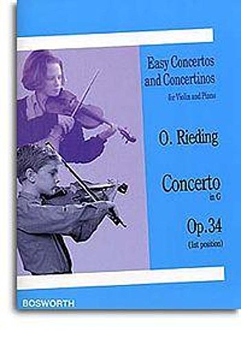Beispielbild fr Oskar Rieding: Concerto in G For Violin And Piano Op.34. (Violin, Piano / Instrumental Work) zum Verkauf von Revaluation Books