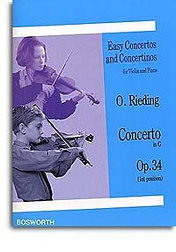 Imagen de archivo de Concerto in G, Op. 34: Easy Concertos and Concertinos Series for Violin and Piano (Easy Concertos and Concertinos for Violin and Piano) a la venta por GoldenDragon