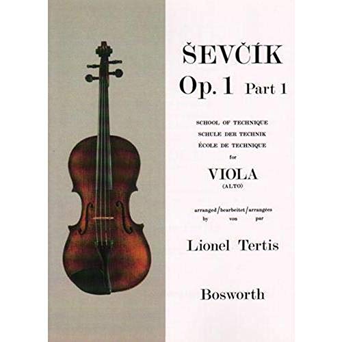 Imagen de archivo de Sevcik for Viola - Opus 1, Part 1: School of Technique a la venta por ThriftBooks-Dallas